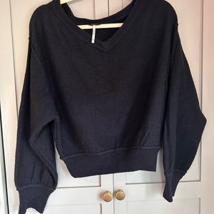 Free People Love Like This Cashmere Cropped Sweater